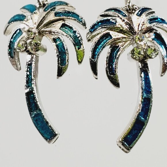 Palm Tree Earrings (93615) - Picture 2 of 3